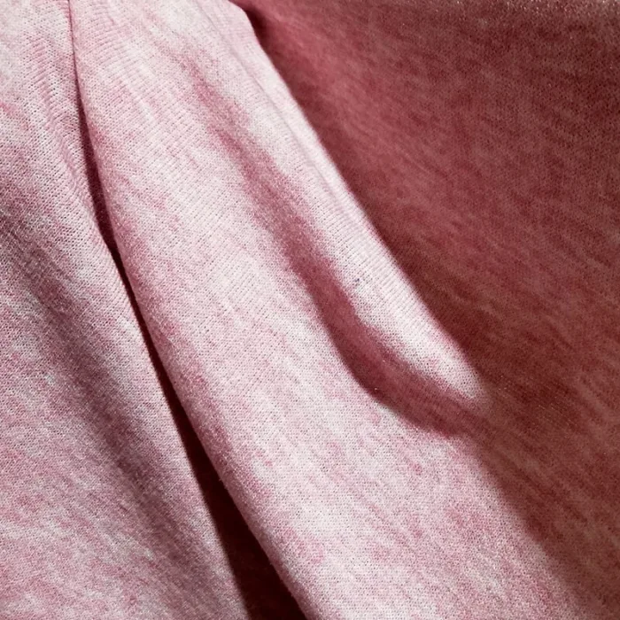 Tela de lana sintética rosa
