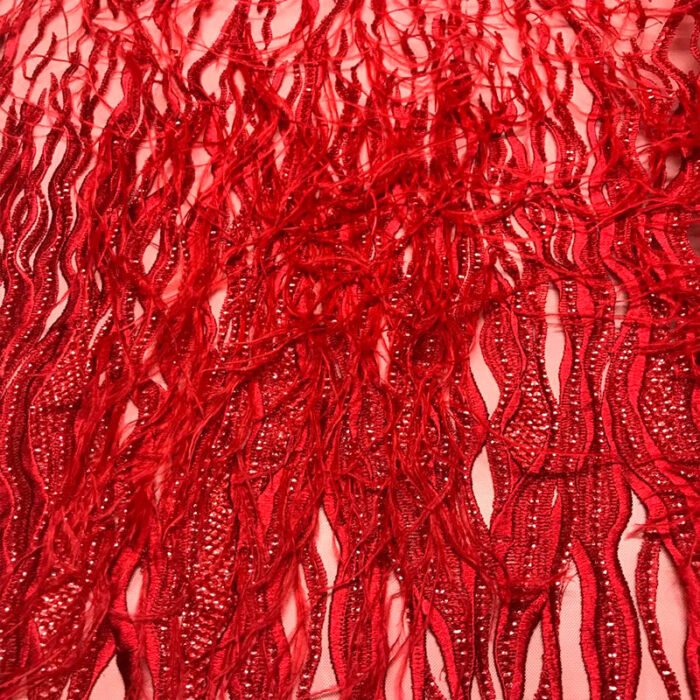 telas para vestidos de fiesta con pedrería
