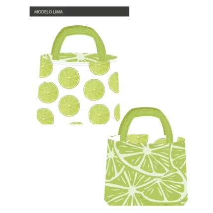 Kit bolsa [tote bag] REVERSIBLE modelo LIMA