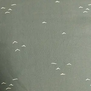Tela Popelin Estampado Gaviotas 100% Algodón