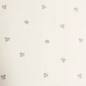 Tela Popelin Estampado Trebol Azul 100% Algodón