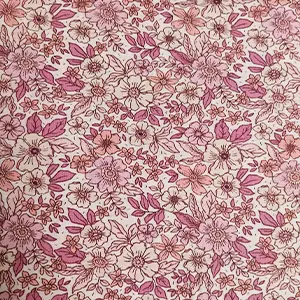 Tela Popelin Estampado Flor 100% Algodón