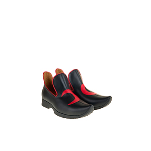 Zapato Emir Negro Luna Roja