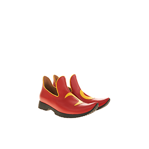 Zapato Emiro Rojo Luna Amarilla